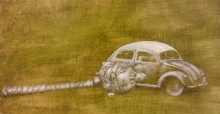 Andre van Workum, detail onderschildering