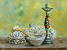 Tineke van Taarling, 3e opdracht, naar de waarneming, 30 x 40