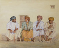 Mirjam Biesman, De bijeenkomst van Ra’s al Hadd, 65 x 80