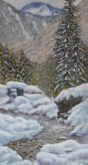 Thea Jonker, sneeuw in het zonnetje, 61 x 32,5