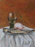 Anita van Vliet, vrij naar oude meesters, 2e opdracht, 40 x 30