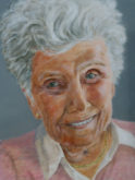 Helma Nijenhuis, portret van mijn moeder, 40 x 30