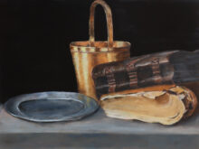 Henny Donkers, vrij naar oude oude meesters, 30 x 40, 2e opdracht