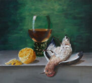 Luuk, vrij naar oude meesters, 40 x 44, 2e opdracht